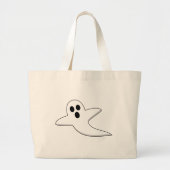Cute Ghost Grote Tote Bag (Voorkant)
