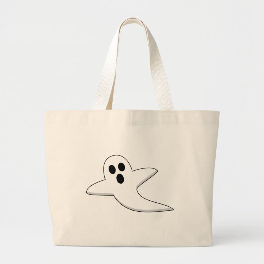 Cute Ghost Grote Tote Bag (Voorkant)