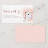 Cute Ghost Halloween Baby shower Books for Baby En Informatiekaartje (Voorkant / Achterkant)