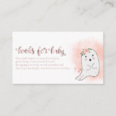 Cute Ghost Halloween Baby shower Books for Baby En Informatiekaartje (Voorkant)