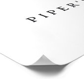 Cute Ghost Halloween Baby shower Welcome Sign Poster (Hoek)