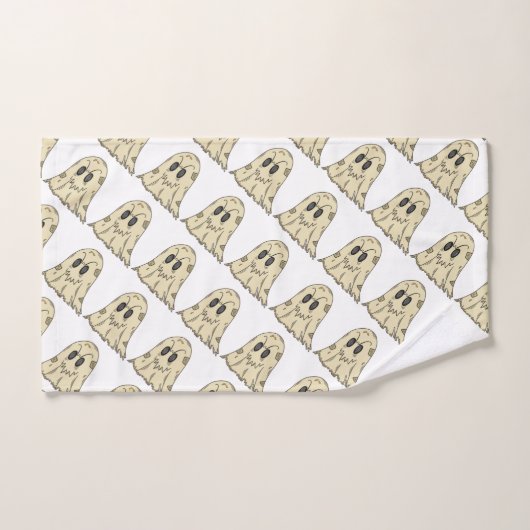 Cute Ghost Halloween Bad Handdoek (Handdoek)
