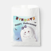 Cute Ghost Halloween Bedankzakje (Voorkant)