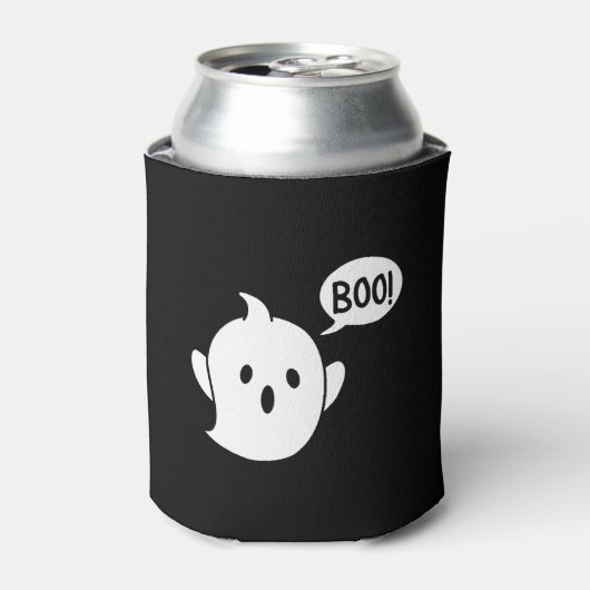 Cute Ghost Halloween Blikjeskoeler (Blikje Voorkant)