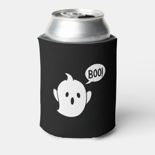 Cute Ghost Halloween Blikjeskoeler (Blikje Achterkant)