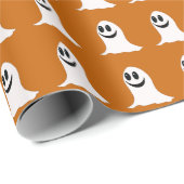 Cute Ghost Halloween Cadeaupapier (Rol Hoek)