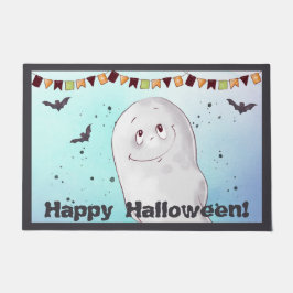 Cute Ghost Halloween Deurmat