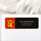 Cute Ghost Halloween Etiket (Insitu)