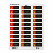 Cute Ghost Halloween Etiket (Full Sheet)