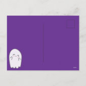 Cute Ghost Halloween Feestdagenkaart (Achterkant)
