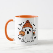Cute Ghost Halloween Mok (Links)