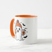 Cute Ghost Halloween Mok (Voorkant links)