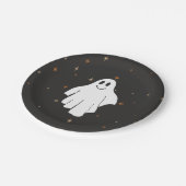 Cute Ghost Halloween Paper-Borden Papieren Bordje (Gekanteld)