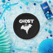 Cute Ghost Halloween Papieren Bordje (Feest)