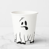 Cute Ghost Halloween Party Papieren Bekers (Voorkant)
