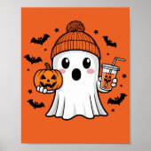 Cute Ghost Halloween Poster (Voorkant)