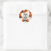 Cute Ghost Halloween Ronde Sticker (Tas)