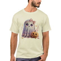 Cute Ghost Halloween Shirt – Kawaii Pastel Tshirt
