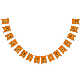 Cute Ghost Halloween Slinger Vlag Vlaggetjes