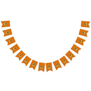 Cute Ghost Halloween Slinger Vlag Vlaggetjes