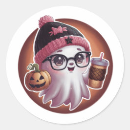 Cute Ghost Halloween Sticker