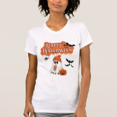 Cute Ghost Halloween T-shirt (Voorkant)