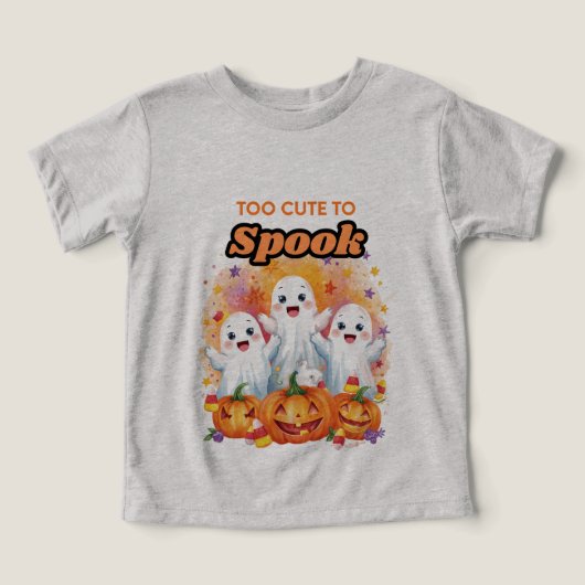 Cute Ghost Halloween T-shirt  (Design voorkant)