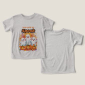 Cute Ghost Halloween T-shirt  (Ontwerp Voorkant & Achterkant)