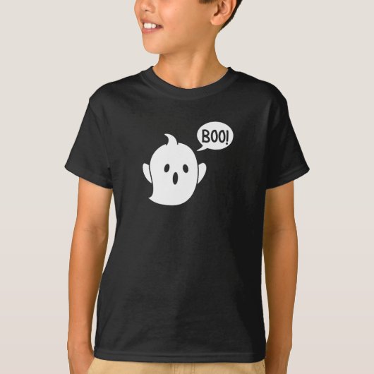 Cute Ghost Halloween T-shirt (Voorkant)
