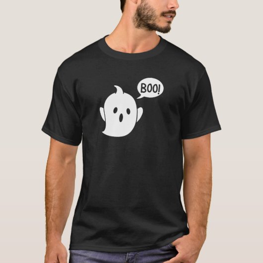 Cute Ghost Halloween T-shirt (Voorkant)