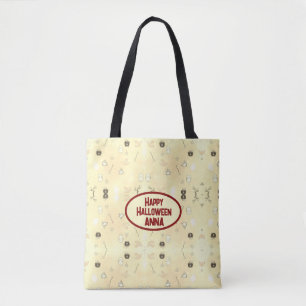 Cute Ghost Halloween Tote Bag