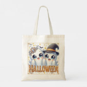 Cute Ghost Halloween Tote Bag (Achterkant)