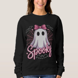 Cute Ghost Halloween Women Aesthetic Pastel Kawaii Trui