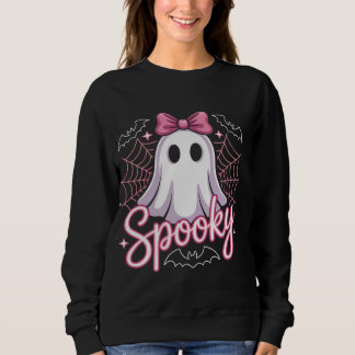 Cute Ghost Halloween Women Aesthetic Pastel Kawaii Trui