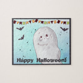 Cute Ghost Happy Halloween Legpuzzel