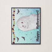 Cute Ghost Happy Halloween Legpuzzel (Verticaal)