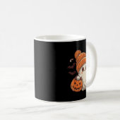 Cute Ghost Lace Toddler Ghost Pumpkin Ice Coffee H Koffiemok (Voorkant rechts)