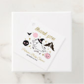 Cute Ghost Little Boo Halloween Baby shower Bedankjes Labels (In situ)