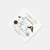 Cute Ghost Little Boo Halloween Baby shower Napkin Servet (Hoek)