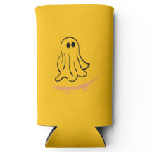 Cute ghost on skateboard