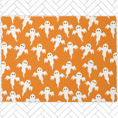 Cute Ghost Oranje Halloween Deurmat