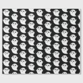 Cute Ghost Pattern Cadeaupapier (Vlak)