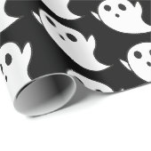 Cute Ghost Pattern Cadeaupapier (Rol Hoek)