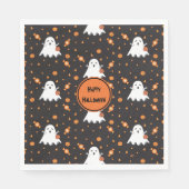 Cute Ghost Pattern Halloween Paper Napkins Servet (Voorkant)