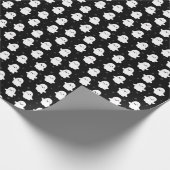 Cute Ghost Pattern – Halloween Seamless Design Cadeaupapier (Hoek)