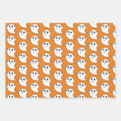 Cute Ghost Pattern Inpakpapier Vel (Voorkant 3)