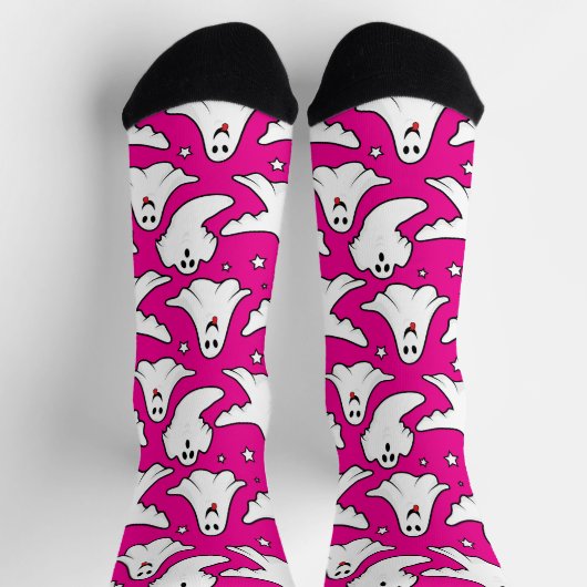 Cute Ghost Pattern Sokken (Top)