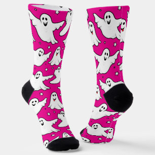Cute Ghost Pattern Sokken