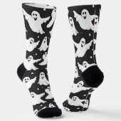 Cute Ghost Pattern Sokken (Gebogen)