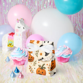 Cute Ghost & Pompoen Halloween Patroontent Bedankdoosjes